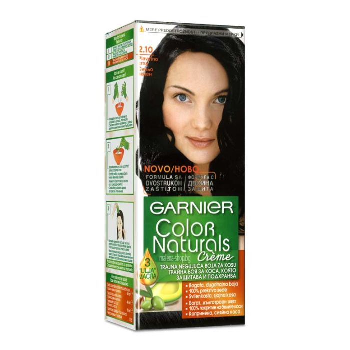 Color naturals крем-боя за коса /2.10 синьо черно/