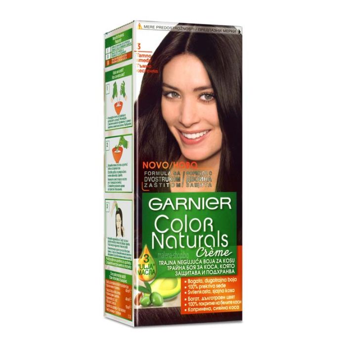 Color naturals крем-боя за коса /3 тъмно кестеняво/