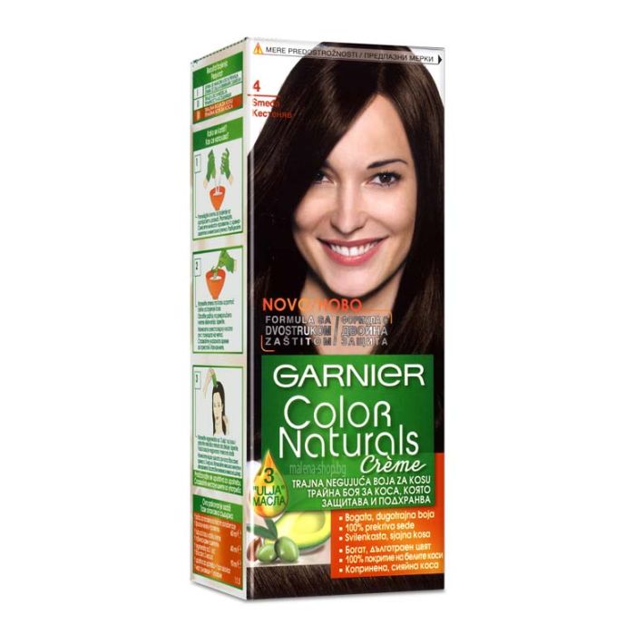Color naturals крем-боя за коса /4 кестеняво/ Garnier
