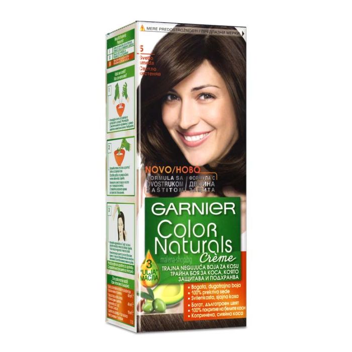 Color naturals крем-боя за коса /5 светло кестеняво/