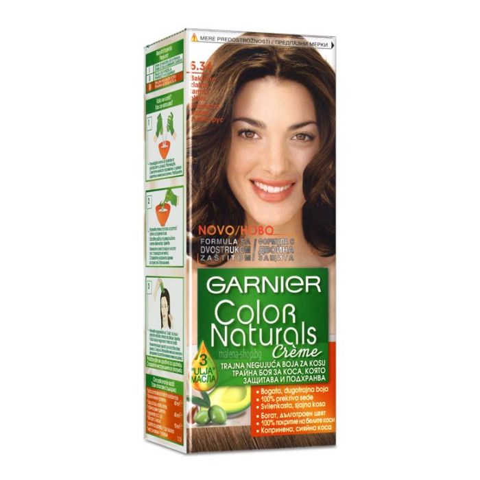Color naturals крем-боя за коса /6.34 златисто медно тъмно русо/