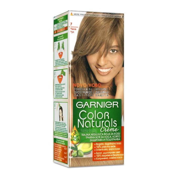 Color naturals крем-боя за коса /7 русо/