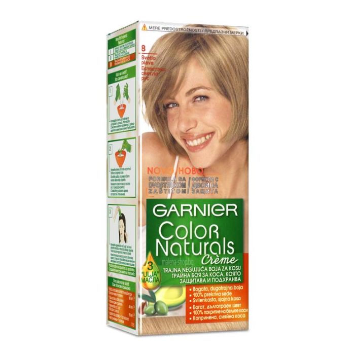 Color naturals крем-боя за коса /8 естествено светло русо/