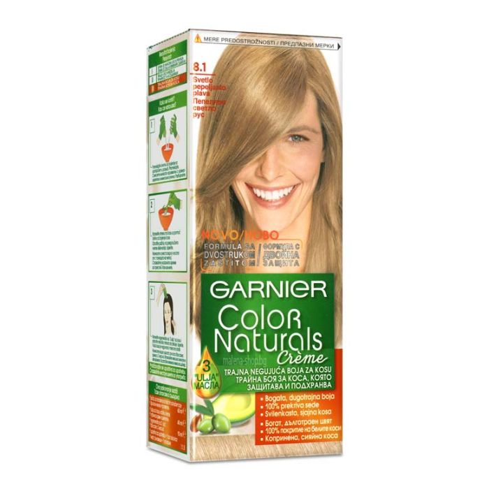 Color naturals крем-боя за коса /8.1 пепеляво светло русо/
