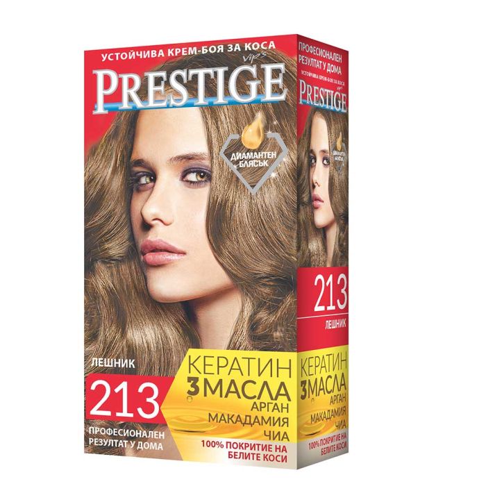 Vip's Prestige Устойчива крем-боя за коса /213 Лешник/