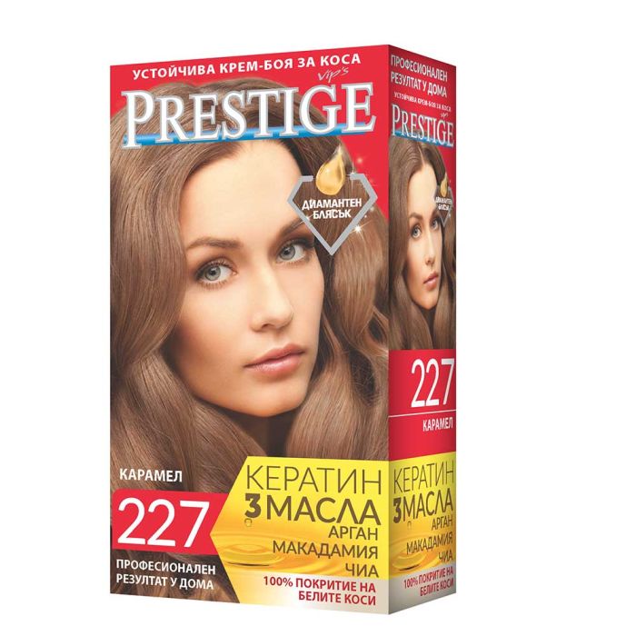 Vip's Prestige Устойчива крем-боя за коса /227 Карамел/