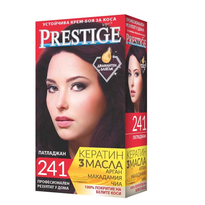 Vip's Prestige Устойчива крем-боя за коса /241 Патладжан/