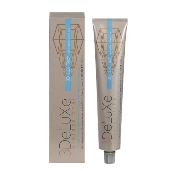 3Deluxe Професионална боя за коса, обогатена с арганово масло 8.00 /наситено светло русо/