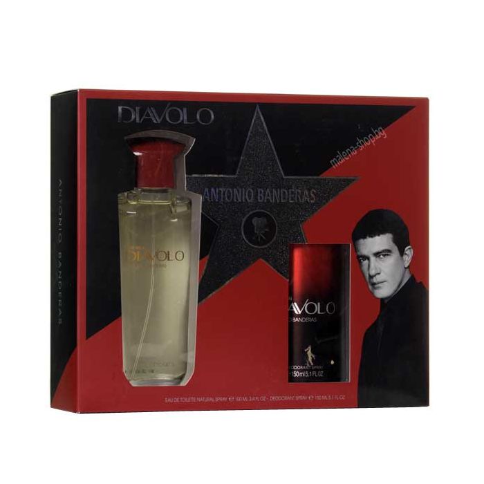 Diavolo мъжки комплект, тоалетна вода и парфюм-дезодорант
