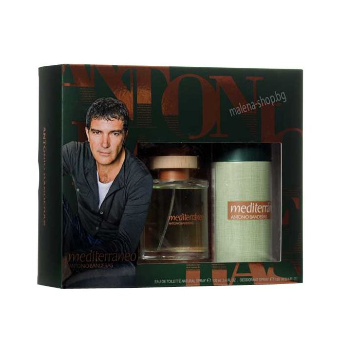  Mediterraneo мъжки комплект, тоалетна вода и парфюм-дезодорант