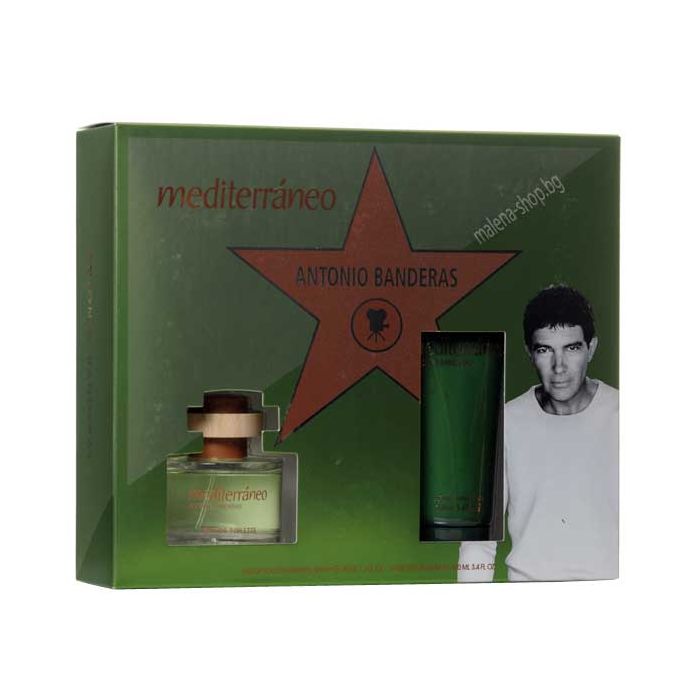  Mediterraneo мъжки комплект, тоалетна вода и афтършейв балсам