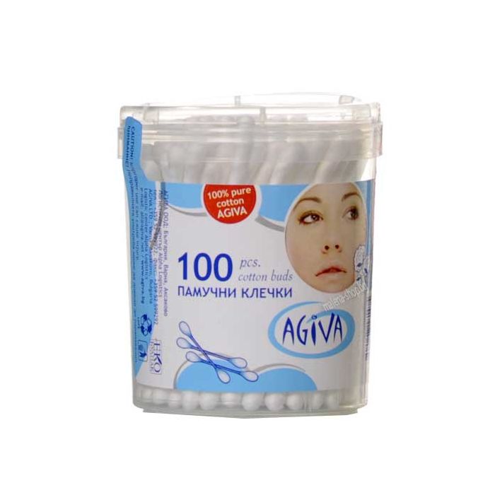 Памучни клечки за уши в кутия