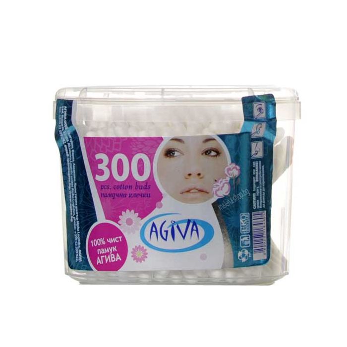 Памучни клечки за уши в кутия