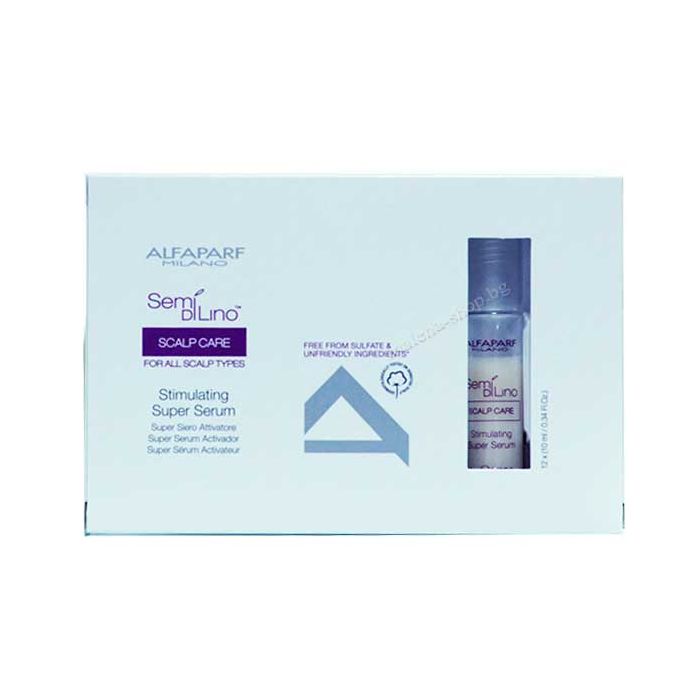 Alfaparf Semi Di Lino Stimulating Super serum - Алфапарф ампули за бърз растеж на косата.