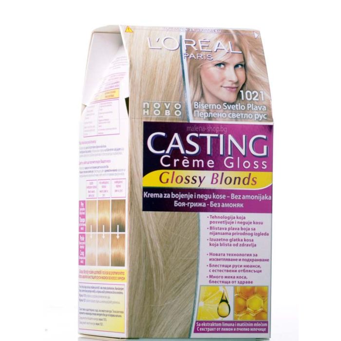 Casting Crème Gloss боя за коса без амоняк /1021 перлено светло русо/