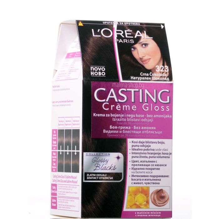 Casting Crème Gloss боя за коса без амоняк /323 натурален шоколад/
