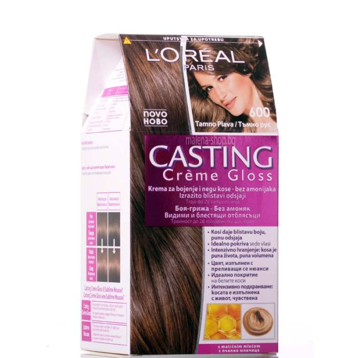 Loreal Casting Crème Gloss боя за коса без амоняк /600 тъмно русо/