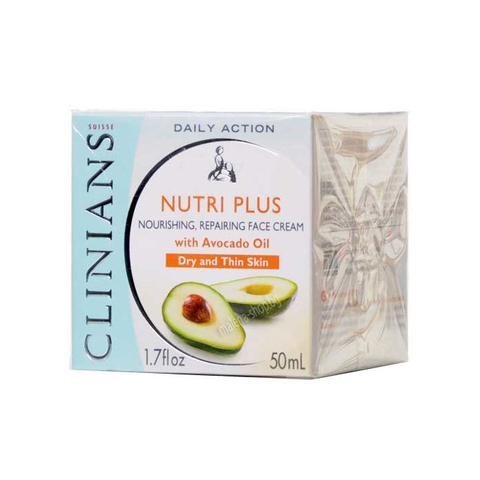 Nutri Plus Комбиниран подхранващ крем за лице, с авокадо