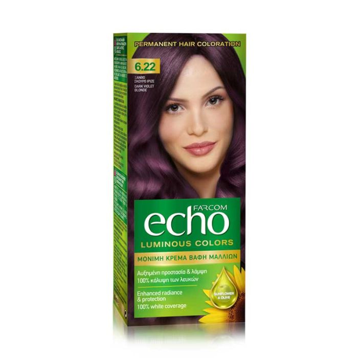 Боя за коса /6.22 тъмно виолетово русо/