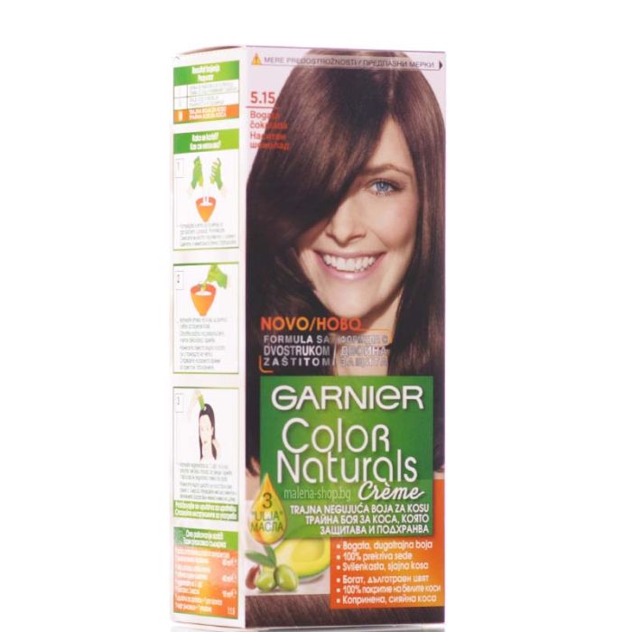 Color naturals крем-боя за коса /5.15 наситен шоколад/