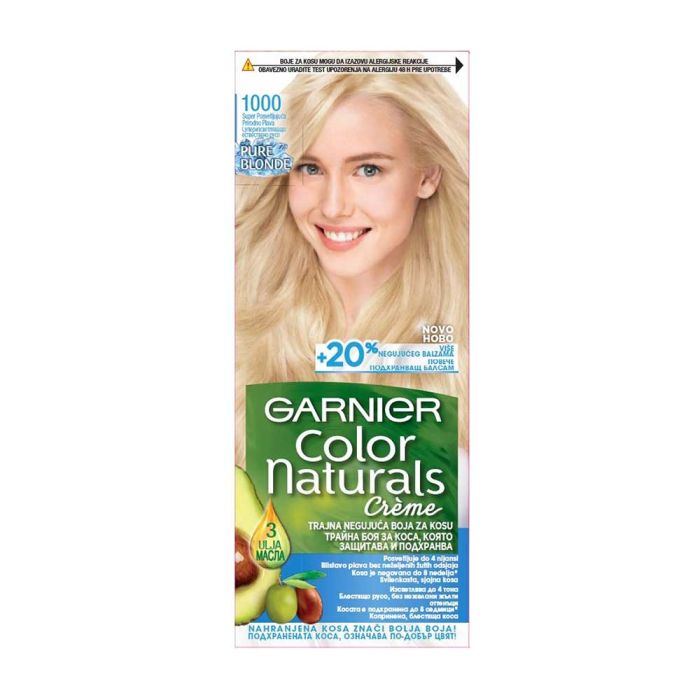 Color naturals крем-боя за коса /1000 суперизсветляващо естествено русо/