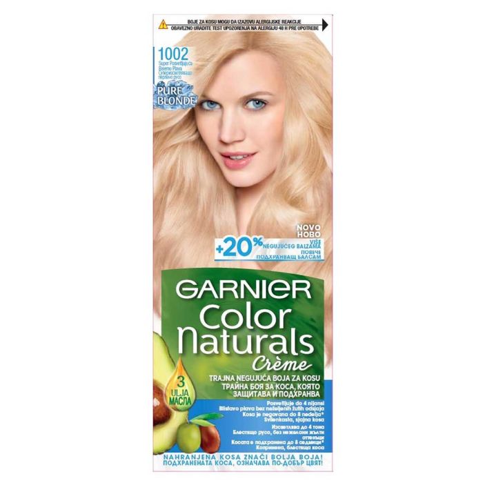 Garnier Color naturals крем-боя за коса /1002 суперизсветляващо перлено русо/