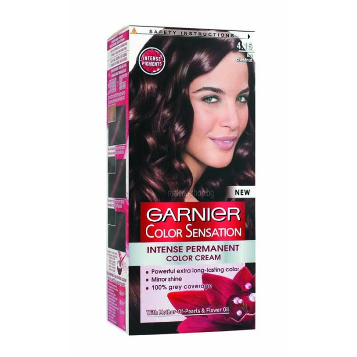 Color Sensation крем-боя за коса, с ниско съдържание на амоняк /4.15 ледено кестеняво/