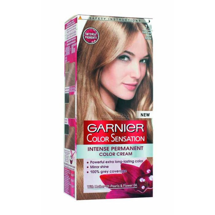 Color Sensation крем-боя за коса, с ниско съдържание на амоняк /7.0 деликатно русо/