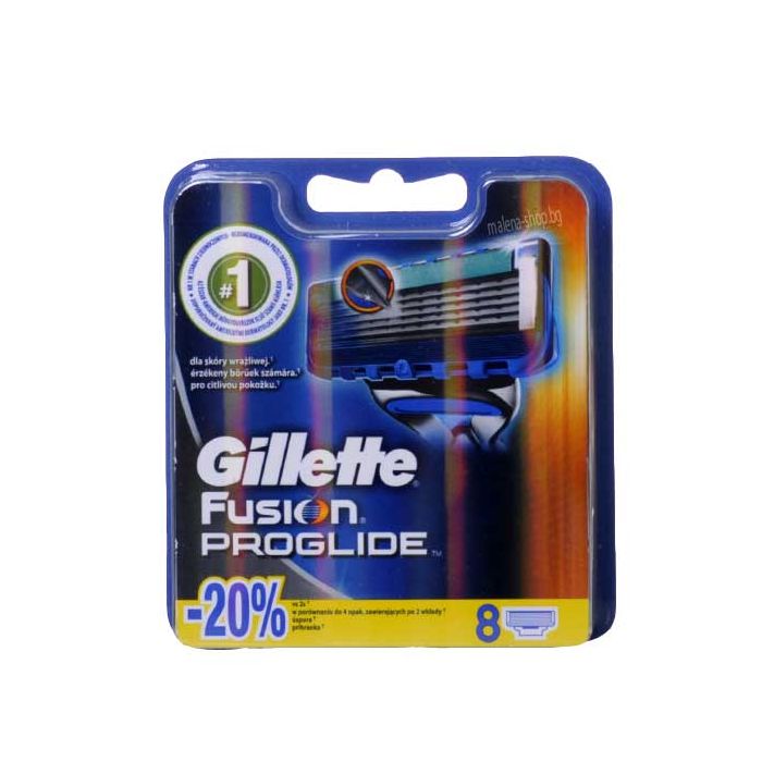 Fusion ProGlide резервни ножчета за бръснене, опаковка от 8 броя