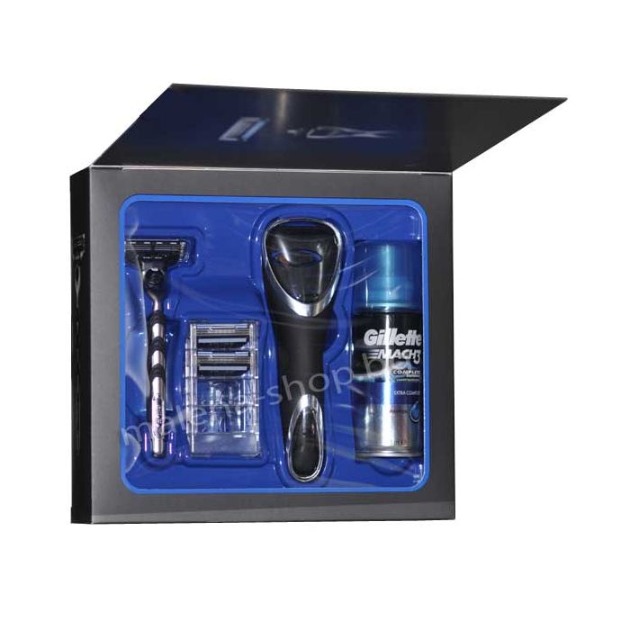 Gillette Mach 3 Мъжки комплект, с включени 2 броя резервни ножчета