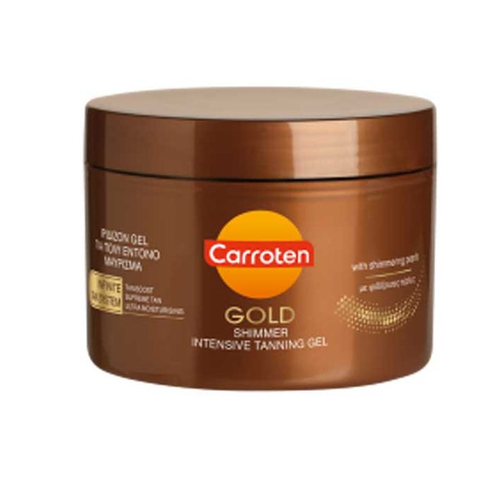 Gold Shimmer гел за потъмняване с блестящи перли