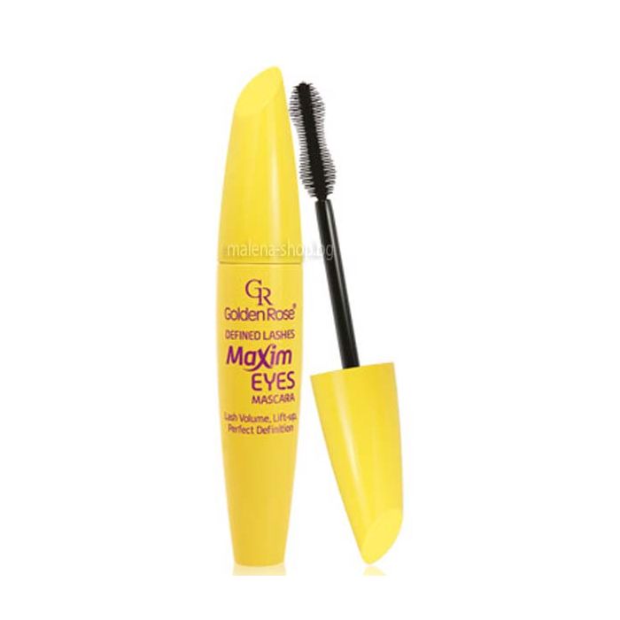 Golden Rose Maxim Eyes - спирала за обем, извити и разделени мигли (черна)