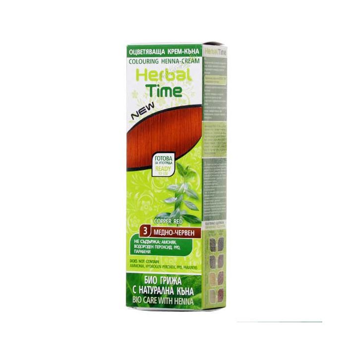 Оцветяваща крем-къна /3 медно-червен/