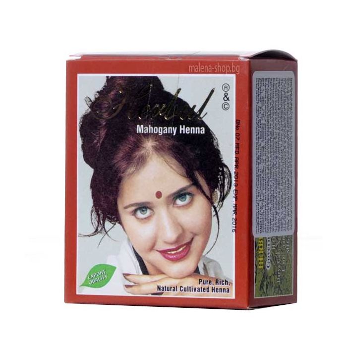 Henna - къна за коса, махагон