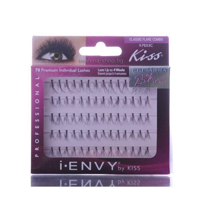 Изкуствени мигли от естествен косъм /KPE03C-снопчета/