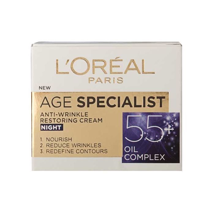 Loreal Age Specialist нощен крем 55+