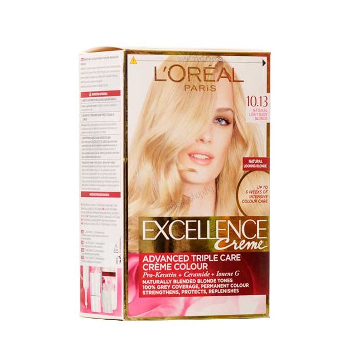 Excellence Боя за коса /10.13 перлено много светло русо/