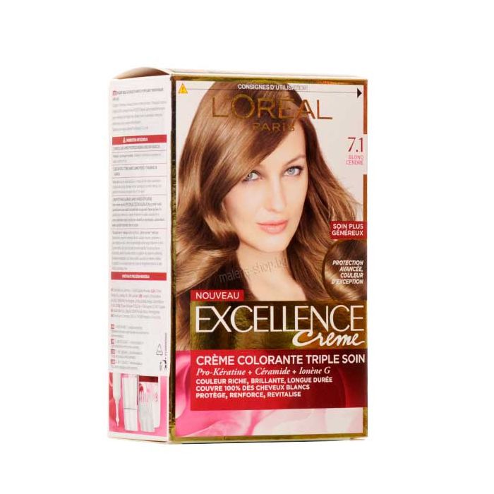 Excellence Боя за коса /7.1 пепеляво русо/