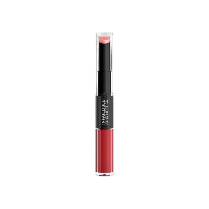 Loreal Infaillible 24HR Lipstick Дълготрайно червило в 2 стъпки (501 Timeless Red)