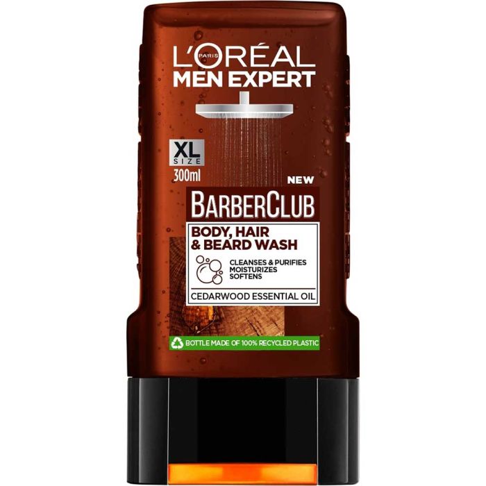 Loreal Men Expert Barber Club душ-гел за тяло, коса и брада