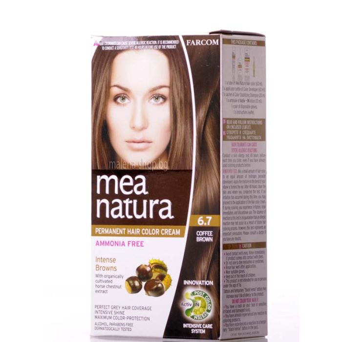 Mea Natura боя за коса /6.7 кафе/