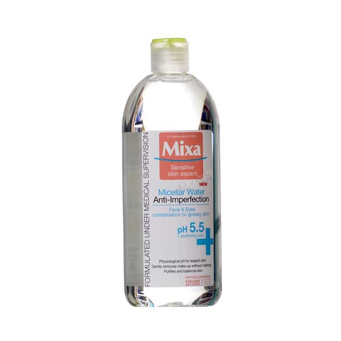Mixa Micellar Water Anti-Imperfection мицеларна вода за комбинирана и мазна кожа