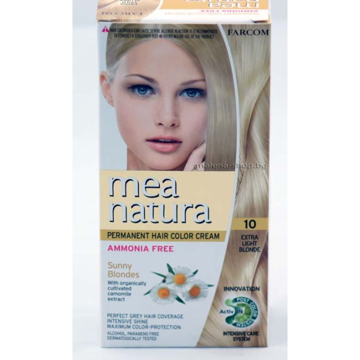Mea Natura боя за коса /10 екстра светло русо/