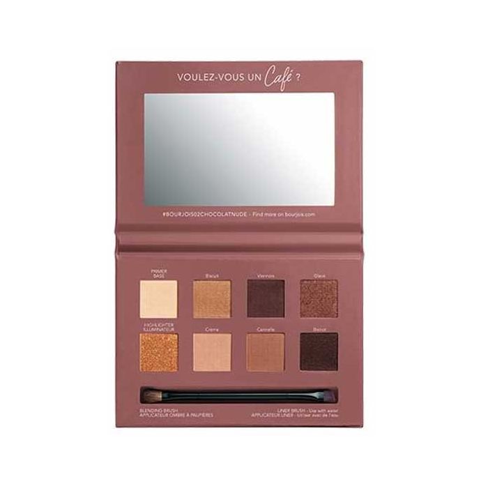 Bourjois Rue du Cafe палитра сенки за очи 02 Chocolat Nude Edition