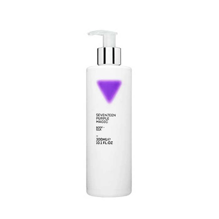 Seventeen Body Silk Purple Magic лосион за тяло, с блестящи частици