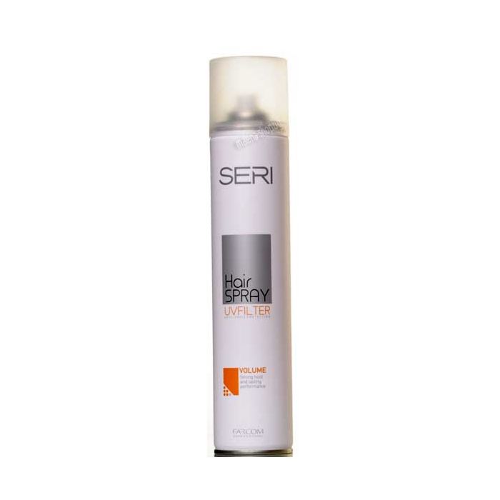 Hair Spray Strong професионален лак за коса Seri, със силна фиксация.