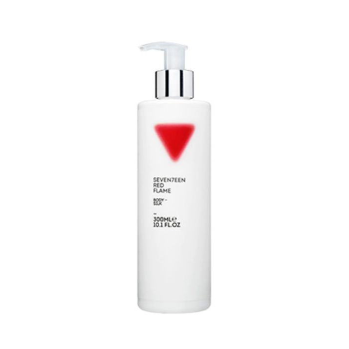 Seventeen Body Silk Red Flame лосион за тяло, с блестящи частици