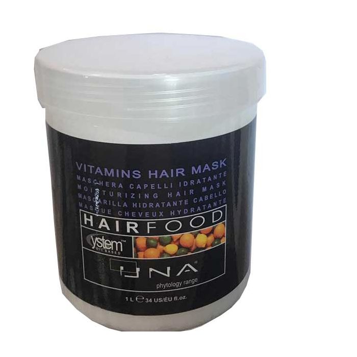 UNA Hair Food професионална хидратантна маска, с витамини - синя