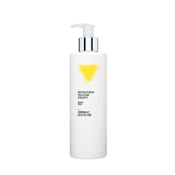 Seventeen Body Silk Yellow Fruity лосион за тяло, с блестящи частици