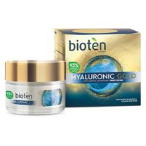 Bioten Hyaluronic Gold нощен крем за лице